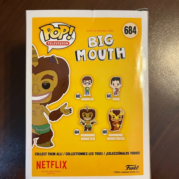 Funko Toys Big Mouth Hormone Monster Funko Pop 684 Vaulted New In